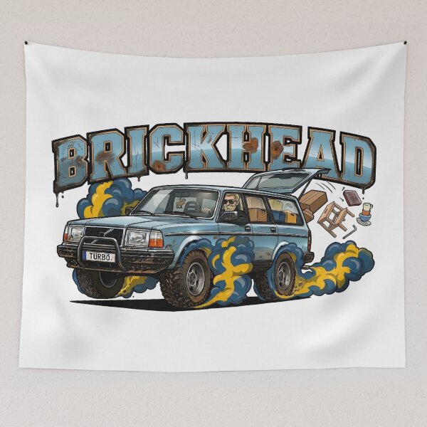 Item preview, Brickhead - Blue designed and sold by humanmetronome.