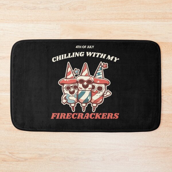 Item preview, Funny 4th of July Chilling With My Firecrackers Retro T-Shirt designed and sold by FizjoHed.