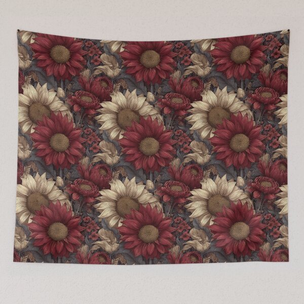 Item preview, Whimsical Sunflower Print  - Retro Flower Floral - Best Gifts For Mom designed and sold by RoyalStarsPatts.