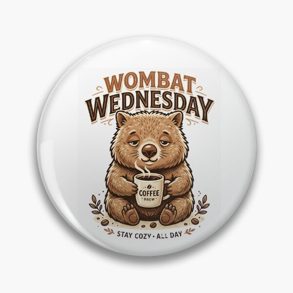 Item preview, Wombat Wednesday | Aussie Animal Meme designed and sold by EXATEES ⭐⭐⭐⭐⭐.