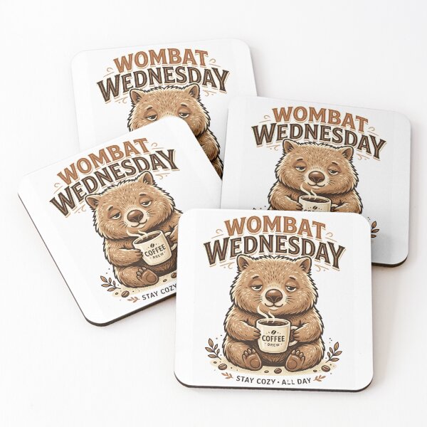 Item preview, Wombat Wednesday | Aussie Animal Meme designed and sold by EXATEES  ⭐⭐⭐⭐⭐.
