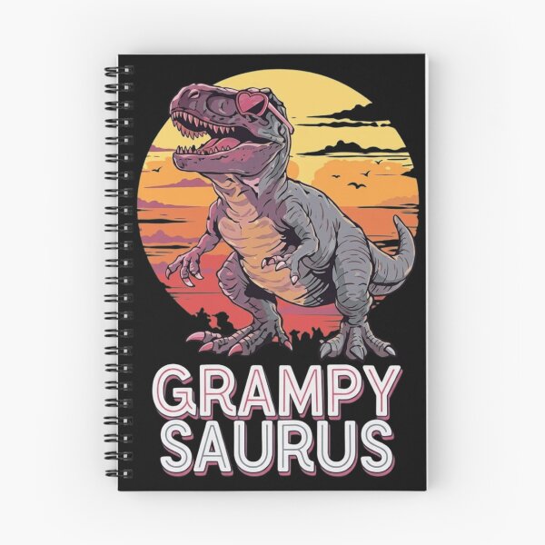Item preview, Grampy Saurus Retro T-Rex Sunset Vintage Grandpasaurus Gift designed and sold by haitrieuic96.