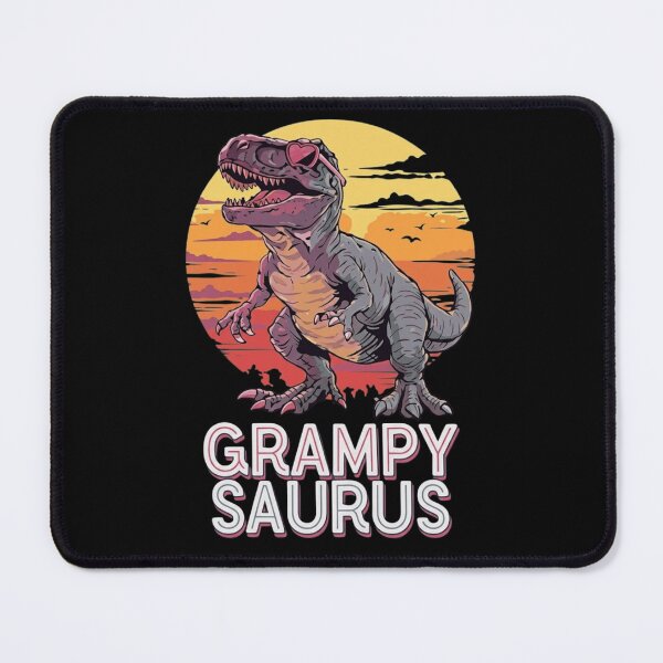 Item preview, Grampy Saurus Retro T-Rex Sunset Vintage Grandpasaurus Gift designed and sold by haitrieuic96.