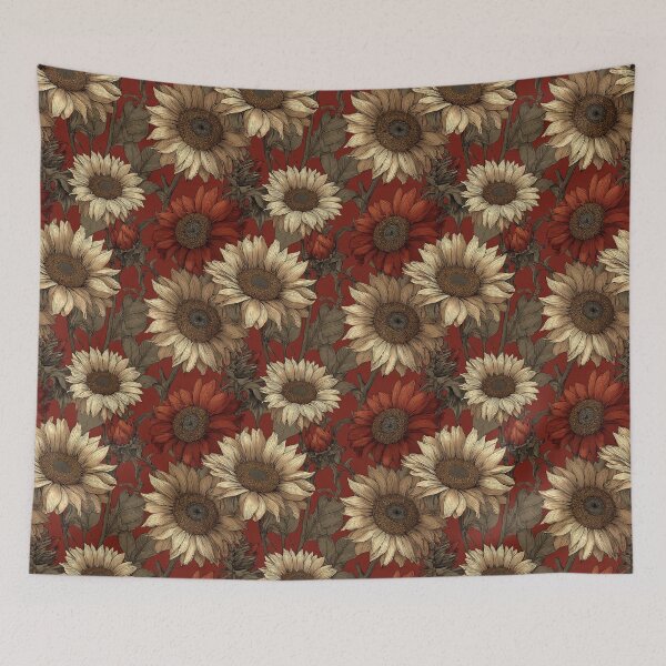 Item preview, Soft Sunflower Print  - Birth Flower Pattern - Best Gifts For Dad designed and sold by RoyalStarsPatts.