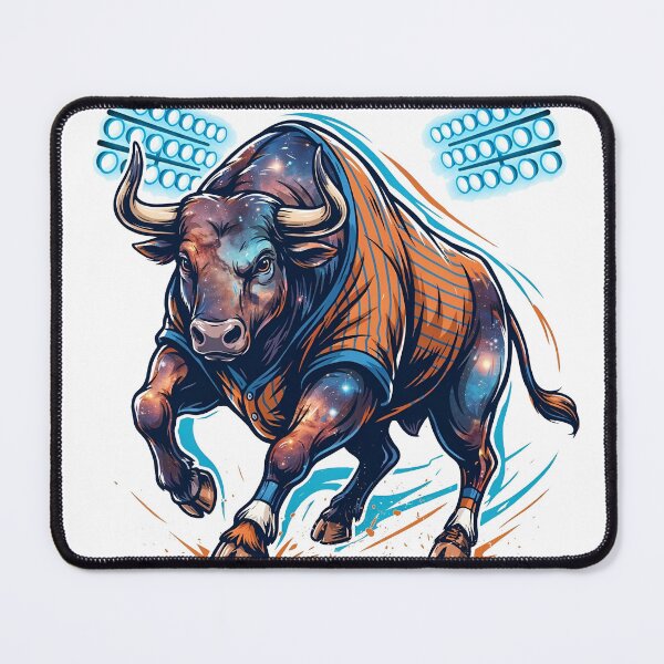 Item preview, Cosmic Baseball Bull Mascot designed and sold by RBToper.