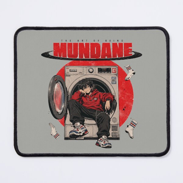 Item preview, Mundane Anime Laundromat Streetwear Dryer Throne Graphic designed and sold by POD DYNASTY.