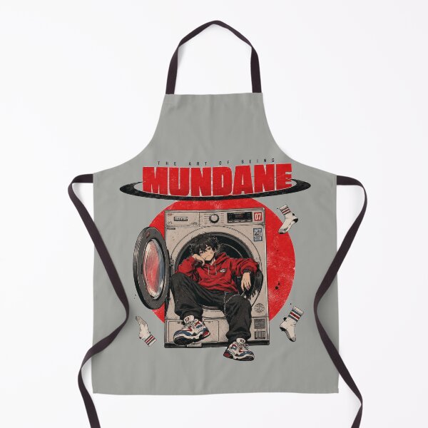 Item preview, Mundane Anime Laundromat Streetwear Dryer Throne Graphic designed and sold by POD DYNASTY | Original Print On Demand T-Shirt Graphics.