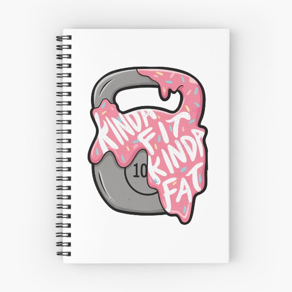 Item preview, Kinda Fit Kinda Fat Funny Fitness designed and sold by Hedoraxe.