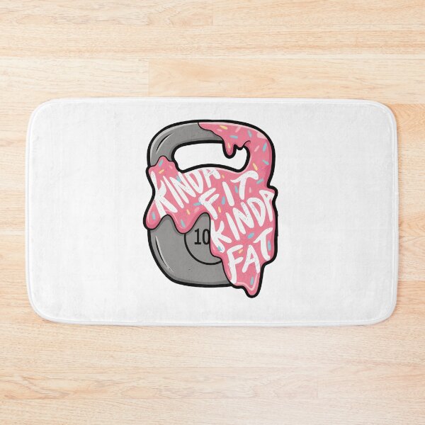 Item preview, Kinda Fit Kinda Fat Funny Fitness designed and sold by Hedoraxe.