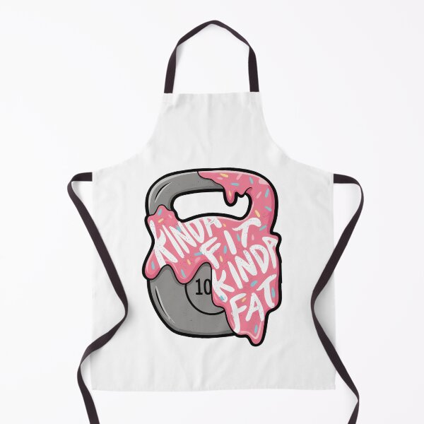Item preview, Kinda Fit Kinda Fat Funny Fitness designed and sold by Hedoraxe.