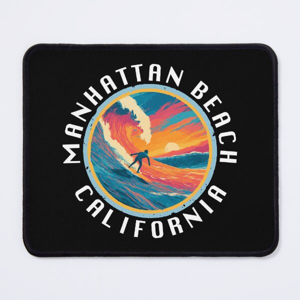 Item preview, Manhattan Beach – California (with White Lettering) designed and sold by VelvetRoom.