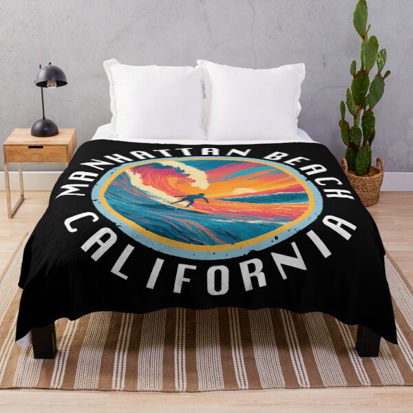Item preview, Manhattan Beach – California (with White Lettering) designed and sold by VelvetRoom.