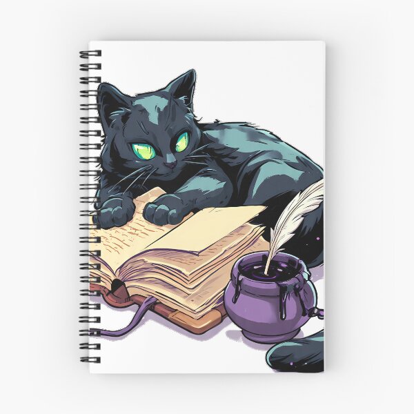 Item preview, Black Cat Spellbook Ink designed and sold by IllumeInk.