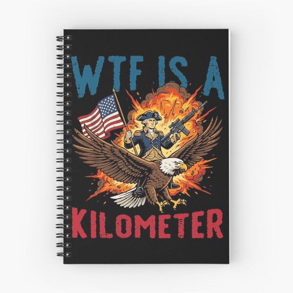 Item preview, WTF Is A Kilometer Funny 4th Of July Eagle Rider designed and sold by Vermanartist.