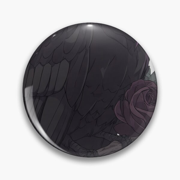 Item preview, Amethyst Crow Rose Crest designed and sold by IllumeInk.