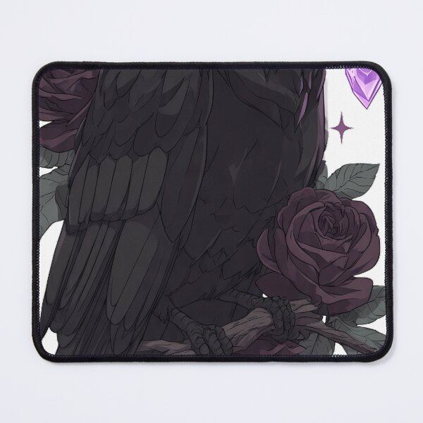 Item preview, Amethyst Crow Rose Crest designed and sold by IllumeInk.