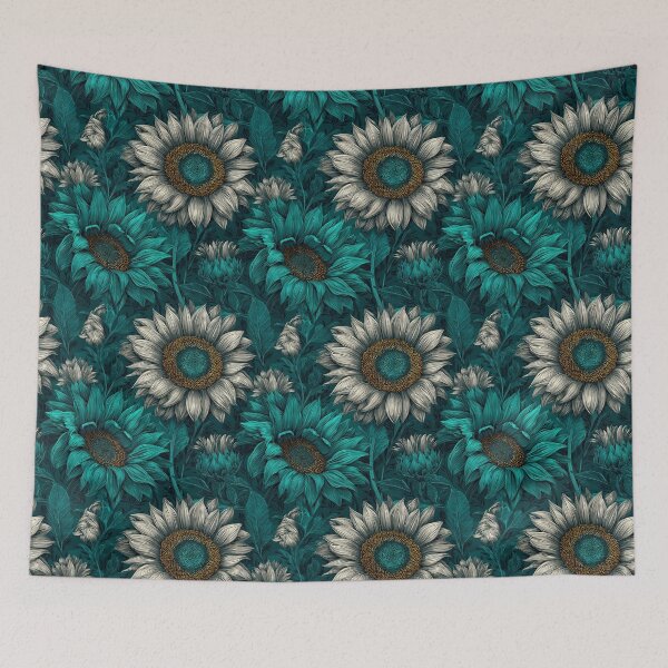 Item preview, Petaled Sunflower  - Botanical Garden Pattern - Birthday Gift Ideas designed and sold by RoyalStarsPatts.