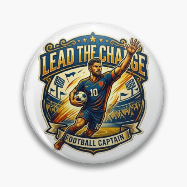 Item preview, Lead The Change Football Captain Soccer Motivation designed and sold by MT-Hub | Cute Aesthetic Art, Stickers & Phone Cases.