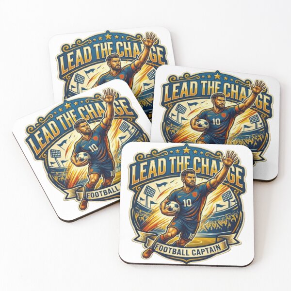 Item preview, Lead The Change Football Captain Soccer Motivation designed and sold by MT-Hub | Art for Every Soul.