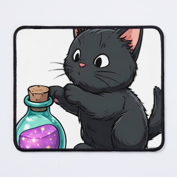 Item preview, Witchy Cat Violet Potion designed and sold by IllumeInk.