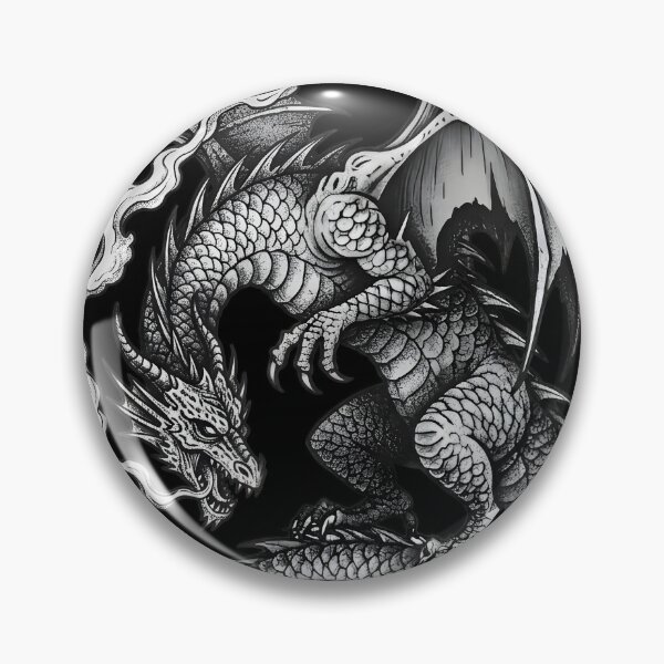 Item preview, Phantom Dragon Spirit – Dark Fantasy Smoke Dragon Gothic Illustration designed and sold by Darkness Hole.