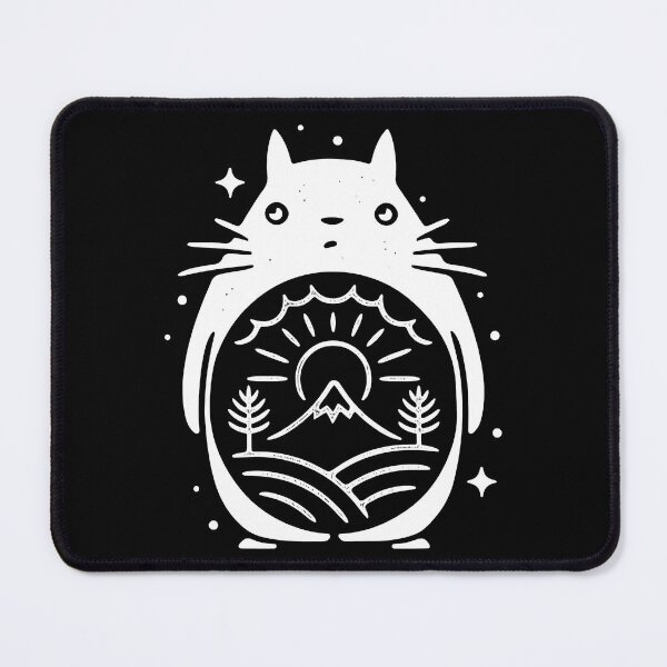 Item preview,  Cute kawaii monochrome [[totoros]] -%[ghiblis]%- aesthetic aways  designed and sold by ITsyxuanart.