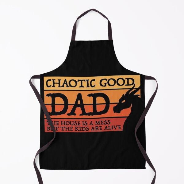Item preview, Chaotic Good Dad Funny D&D Alignment Parenting Quote designed and sold by haitrieuic96.