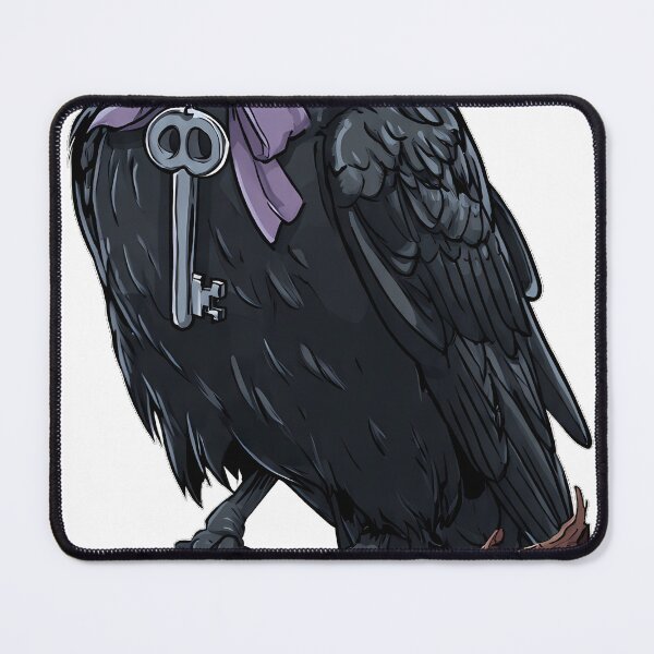 Item preview, Raven Silver Key Brooch designed and sold by IllumeInk.