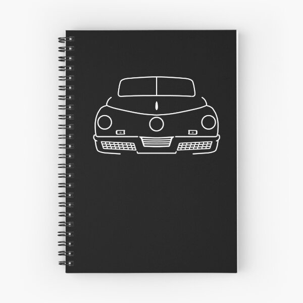 Item preview, Tucker 48 Torpedo classic 1940s American car outline white designed and sold by soitwouldseem.