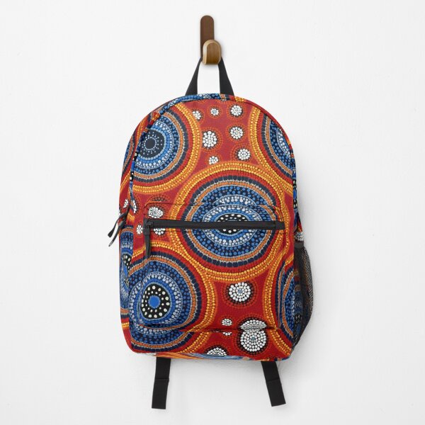 Item preview, Aboriginal Inspired Dot Art - Circle Water Cells in a Lava Ocean designed and sold by GrinGalore.