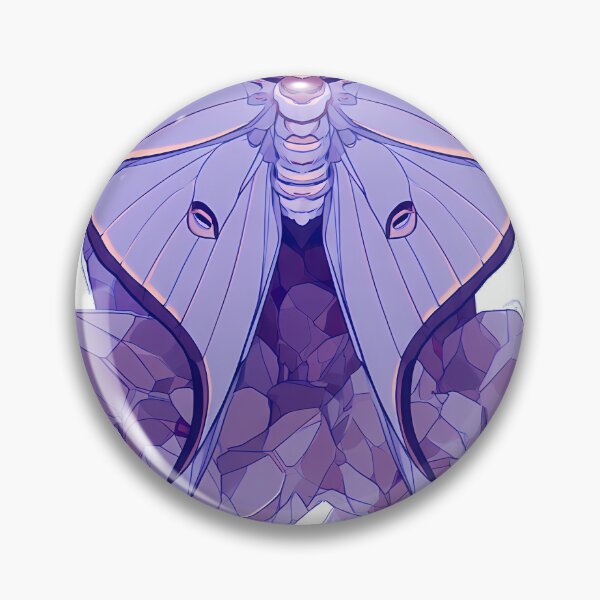 Item preview, Luna Moth Amethyst Crystal designed and sold by IllumeInk.