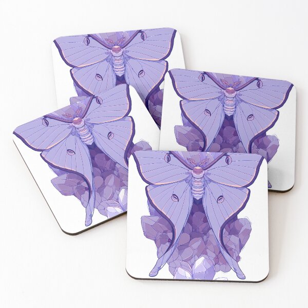 Item preview, Luna Moth Amethyst Crystal designed and sold by IllumeInk.