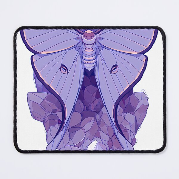 Item preview, Luna Moth Amethyst Crystal designed and sold by IllumeInk.