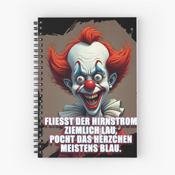 Item preview, Clown-Satire über blaue Stimmungen designed and sold by pASob-dESIGN.