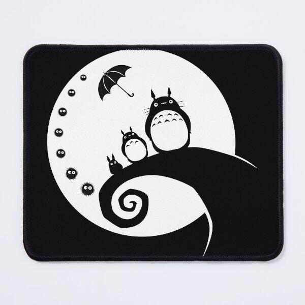 Item preview,  Cute kawaii monochrome [[totoros]] -%[ghiblis]%- night aways  designed and sold by ITsyxuanart.