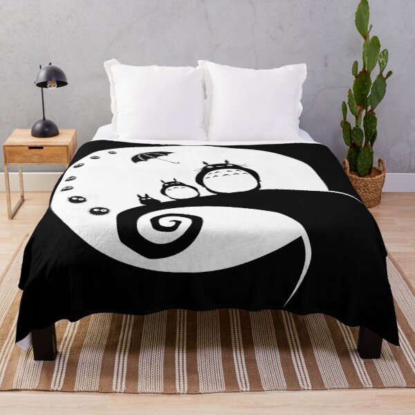 Item preview,  Cute kawaii monochrome [[totoros]] -%[ghiblis]%- night aways  designed and sold by ITsyxuanart.
