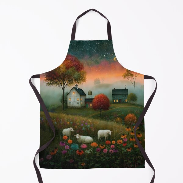 Item preview, Magical Autumn Evening on Countryside Farm designed and sold by Blue Horse Photo Magic.