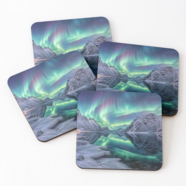 Item preview,  Winter Fjord Beneath the Northern Lights designed and sold by Pond21.