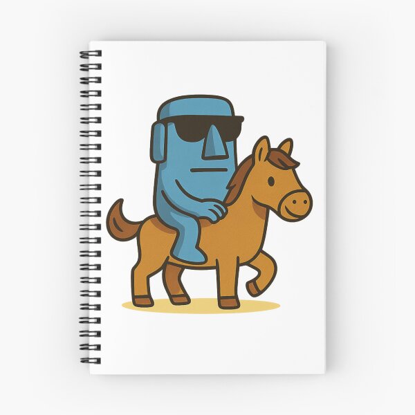 Item preview, Riding Moai on a Horse designed and sold by Ent-Egg.