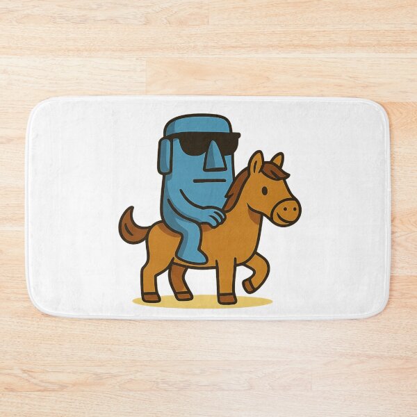 Item preview, Riding Moai on a Horse designed and sold by Ent-Egg.