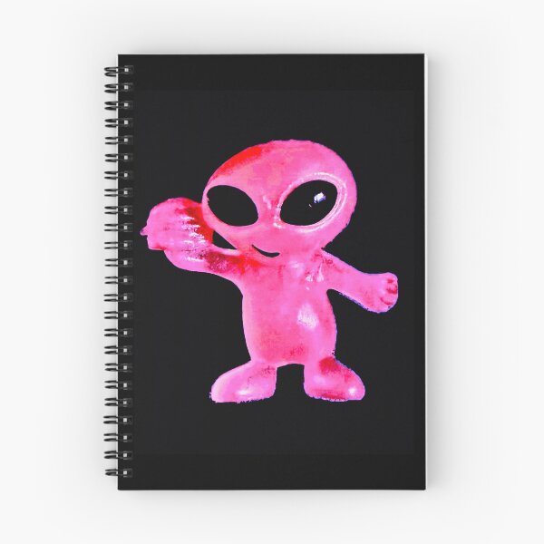 Item preview, Bubble Gum Pink Alien with Hamburger by ElitebyElise designed and sold by ElitebyElise.