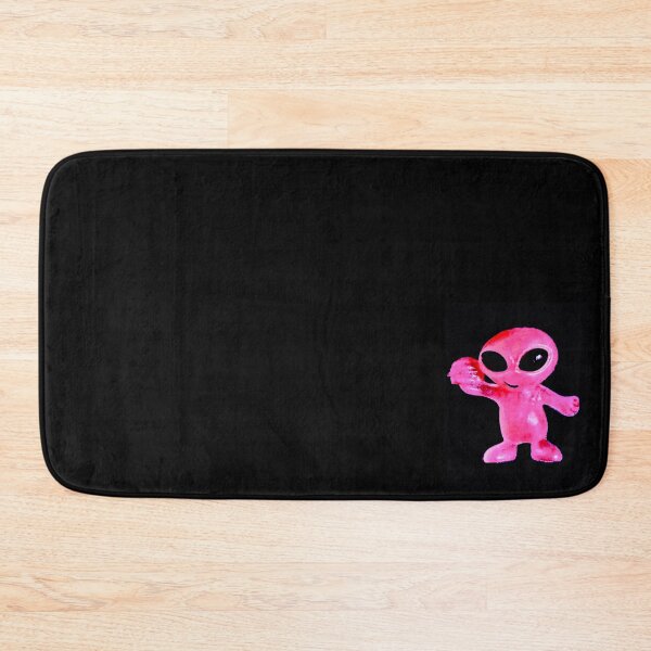 Item preview, Bubble Gum Pink Alien with Hamburger by ElitebyElise designed and sold by ElitebyElise.