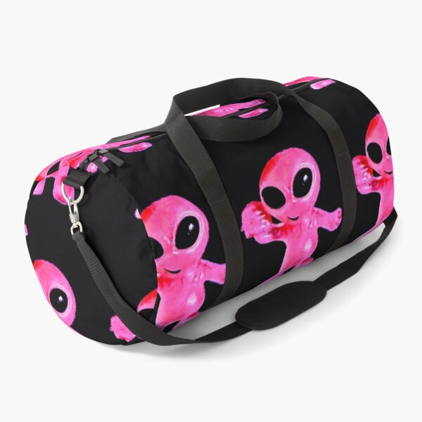 Item preview, Bubble Gum Pink Alien with Hamburger by ElitebyElise designed and sold by ElitebyElise.