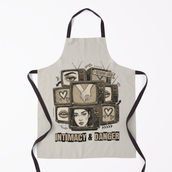 Item preview, Vintage TV Love Collage – Retro Distressed Graphic Tee designed and sold by Artify24.