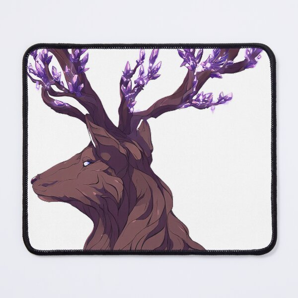 Item preview, Amethyst Stag Moon Horns designed and sold by IllumeInk.