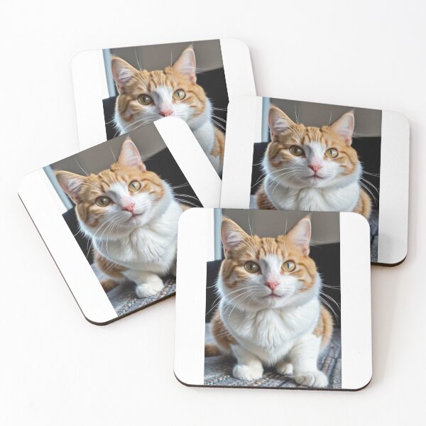Item preview, Animals - Ginger and White Cat, Captivating Feline Portrait designed and sold by DoodyPets.