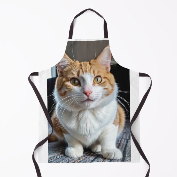 Item preview, Animals - Ginger and White Cat, Captivating Feline Portrait designed and sold by DoodyPets.