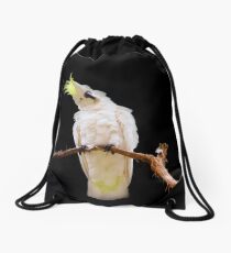 Sulphur-crested Cockatoo Drawstring Bag