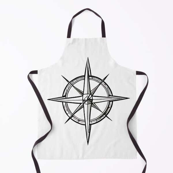 Item preview, True North: Minimalist Compass Rose Geometric Adve designed and sold by Mercella-Inc.