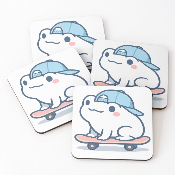 Item preview, Minimalist Frog on Skateboard designed and sold by afr-saad.